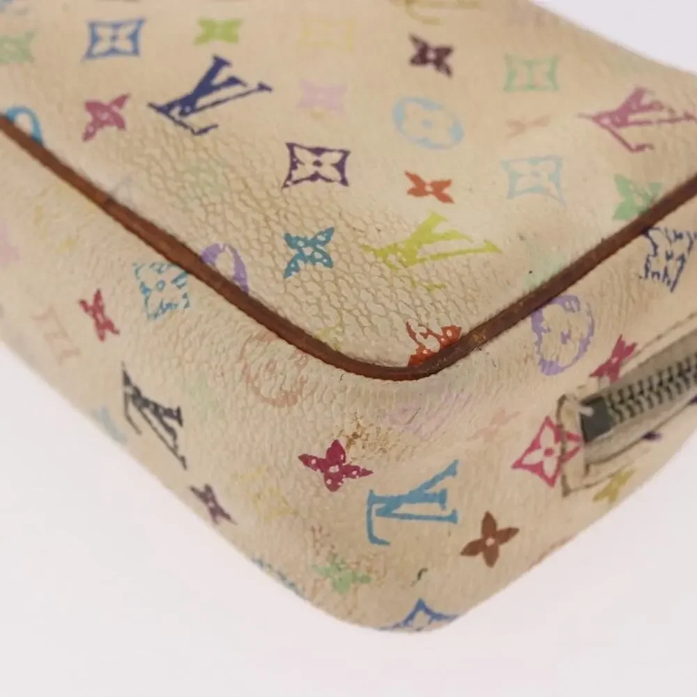 Louis Vuitton Monogram Multicolor Trousse Wapity Pouch White